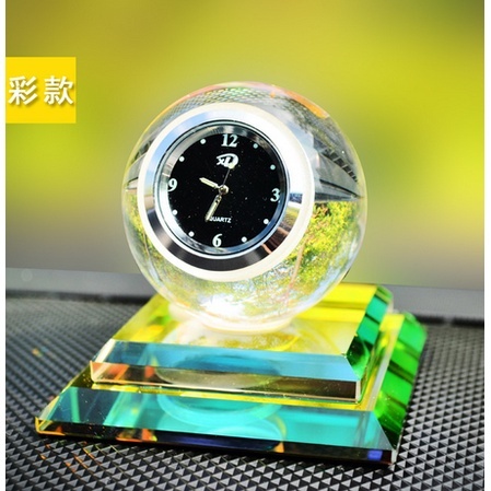 Parfum Mobil Pajangan Dashboard Mobil / Rak Motif Jam Hiasan