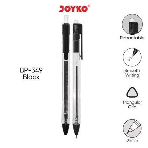 

Pulpen Pena Joyko Vocus Trans BP 349 / Pen Transparan 0.7mm