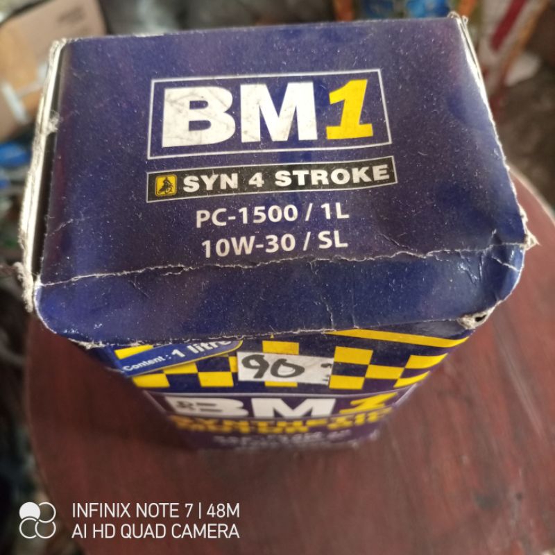 oli mesin 10w30 bm1 pc 1500 1l
