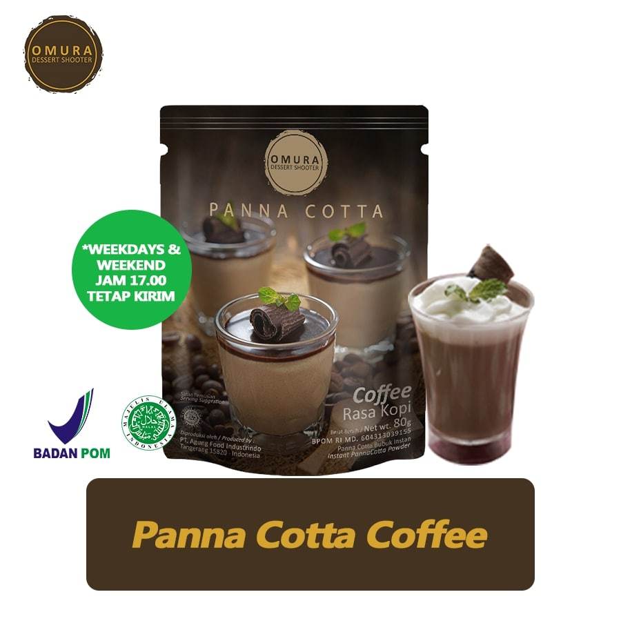 

PANNA COTTA Pudding Sutra Puding Susu Italia Rasa Coffee / Kopi Susu Indonesia Powder