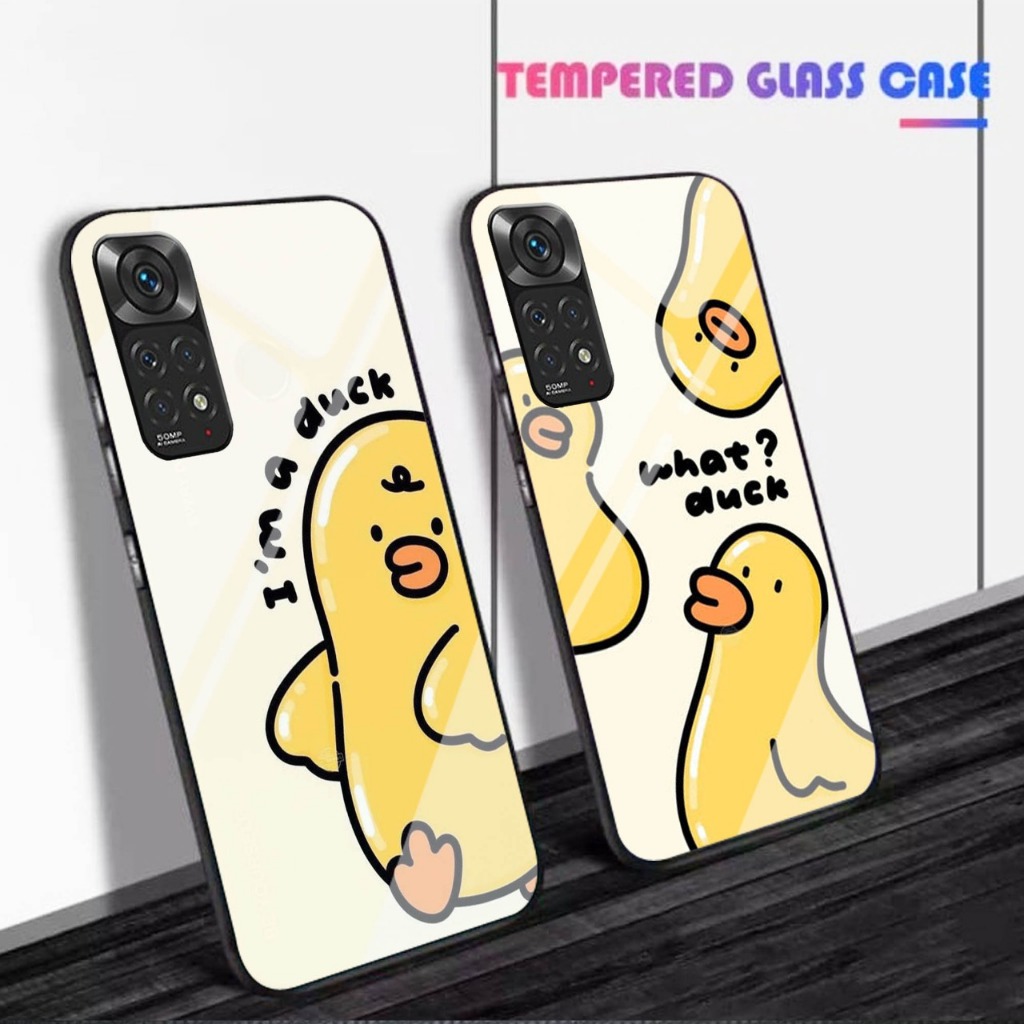 Case Kaca Redmi Note 11 - Kesing Hp Redmi Note 11 - Case Kaca Kilau  Redmi Note 11  - Case  Redmi No