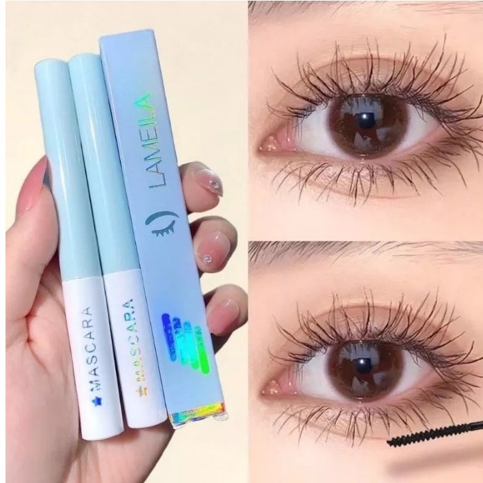 LM-1037 Lameila Maskara Biru Tosca Waterproof - La Mei La kode 1037 Melentikkan Bulu Mata dan Peleba