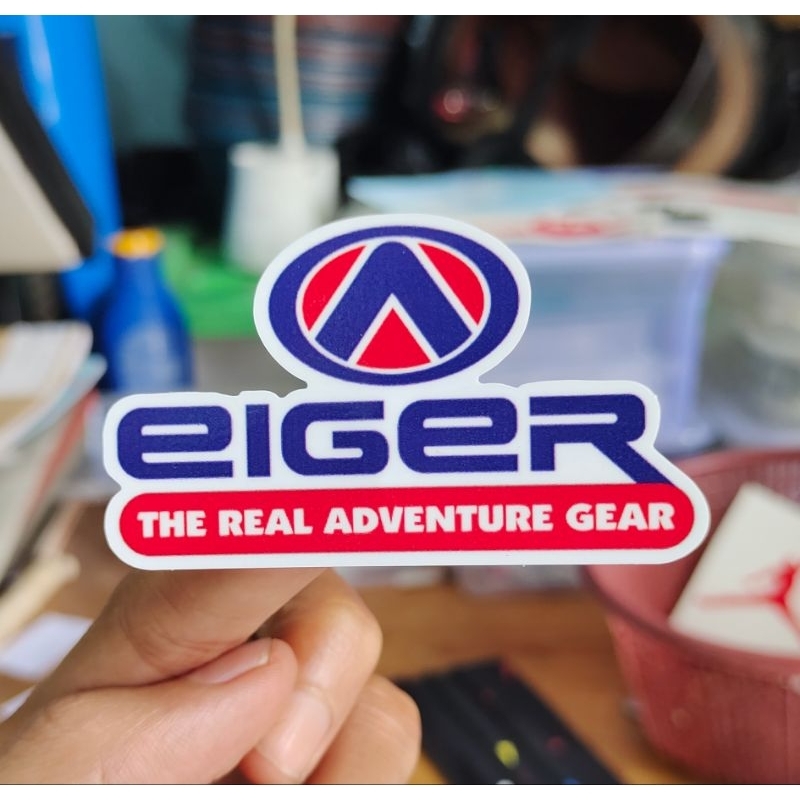 

stiker print Eiger custom stiker keren murah