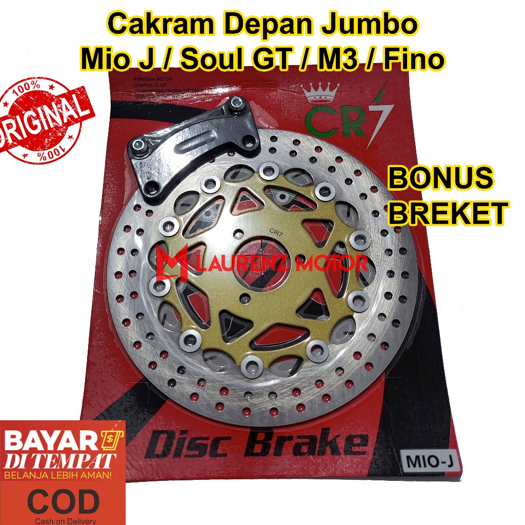Piringan Cakram Rem Depan Jumbo Mio J Mio Soul GT Mio M3 Mio Fino Disc Brake Pakem Full CNC Variasi