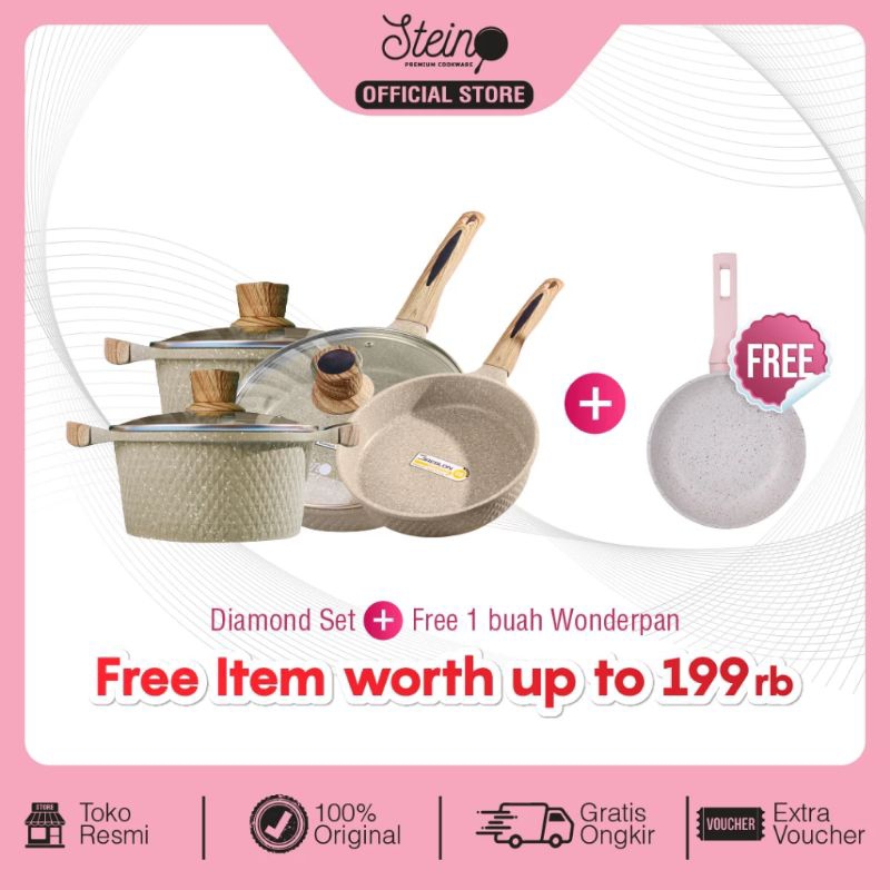 STEIN Panci Diamond Set (4in1 set)