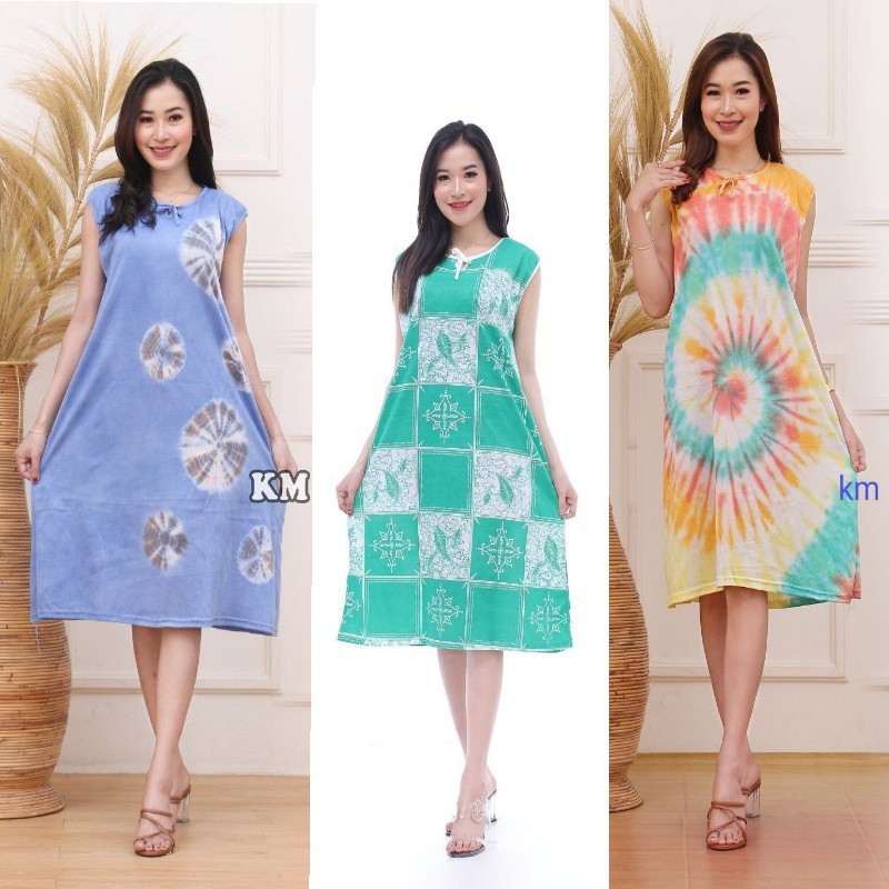 daster kaos yukensi-daster yukensi motif pelangi - Random