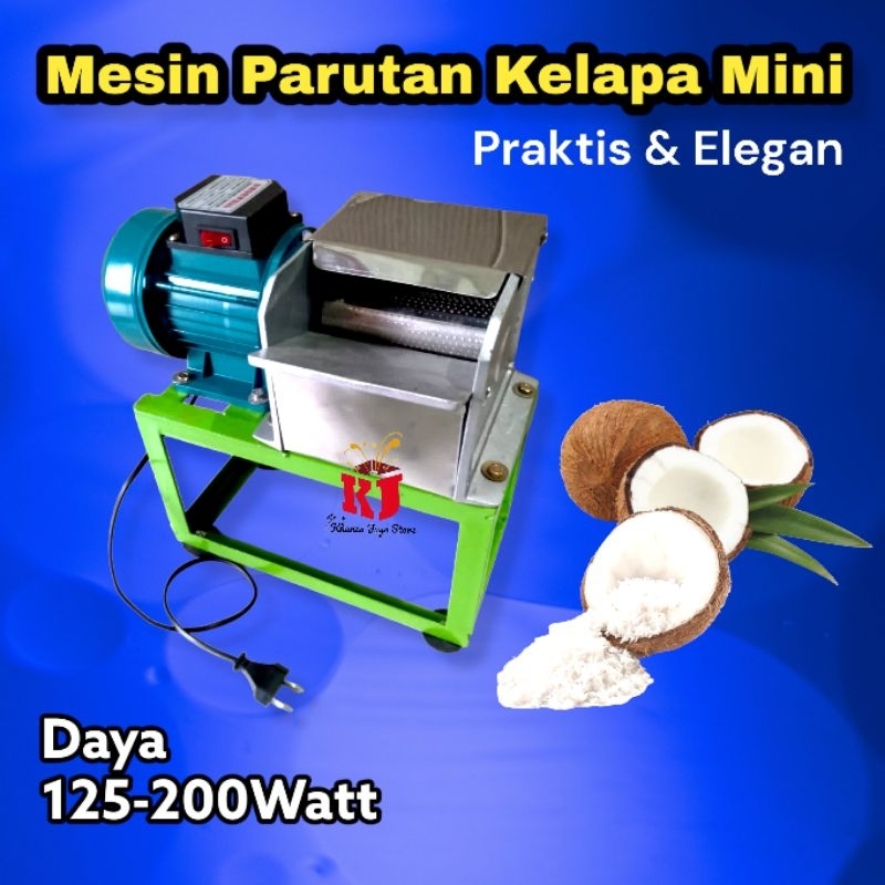 Mesin Parut Kelapa Mini Listrik - Alat Parutan Kelapa Singkong Kunyit