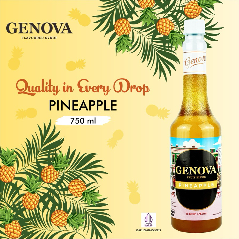 

GENOVA Fruit Blend Puree Pineapple - 750ml