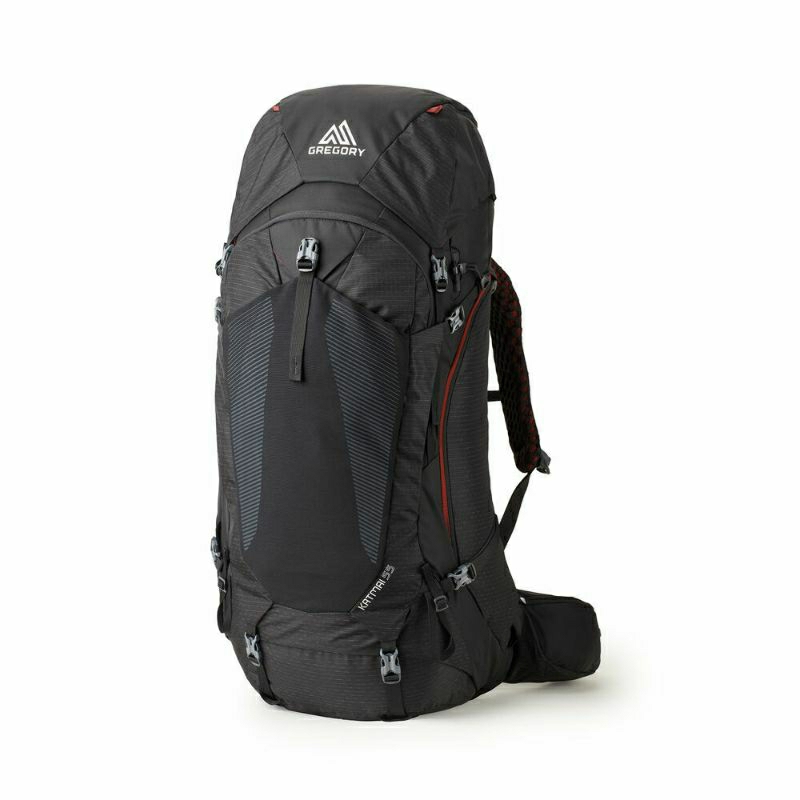 GREGORY KATMAI 55 VOLCANIC BLACK MENS TORSO S/M BACKPACK BACKPACKING