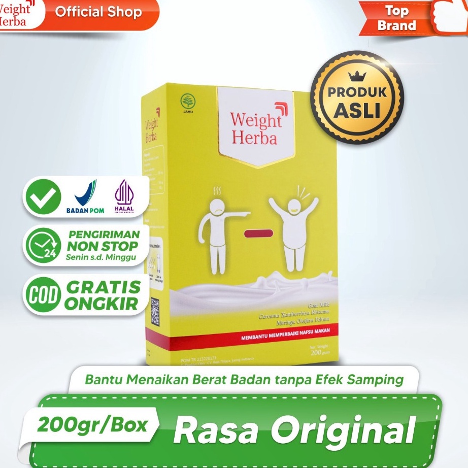 

➫✬✵ Weight Herba - Susu Penggemuk No.1 di Indonesia Terkini
