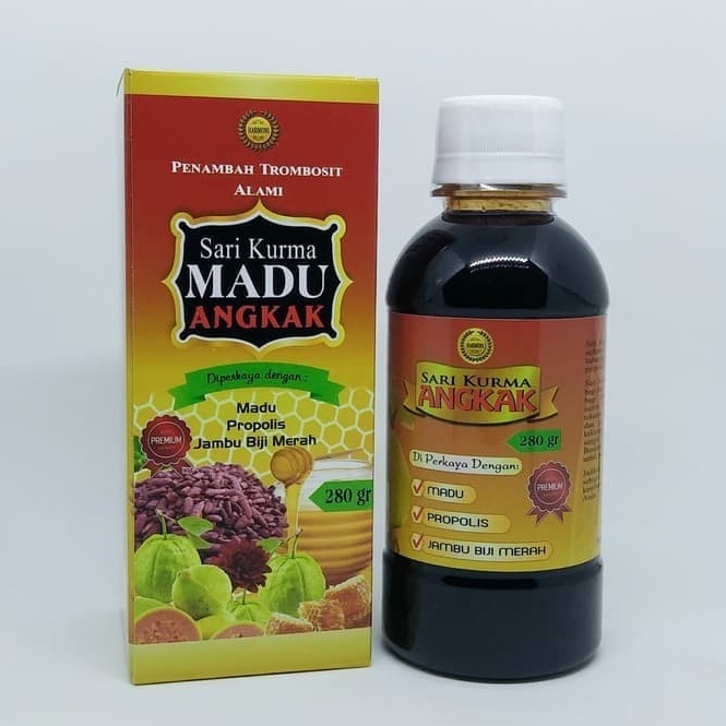 

sari kurma madu angkak Harmoni plus propolis jambu biji 280 gr