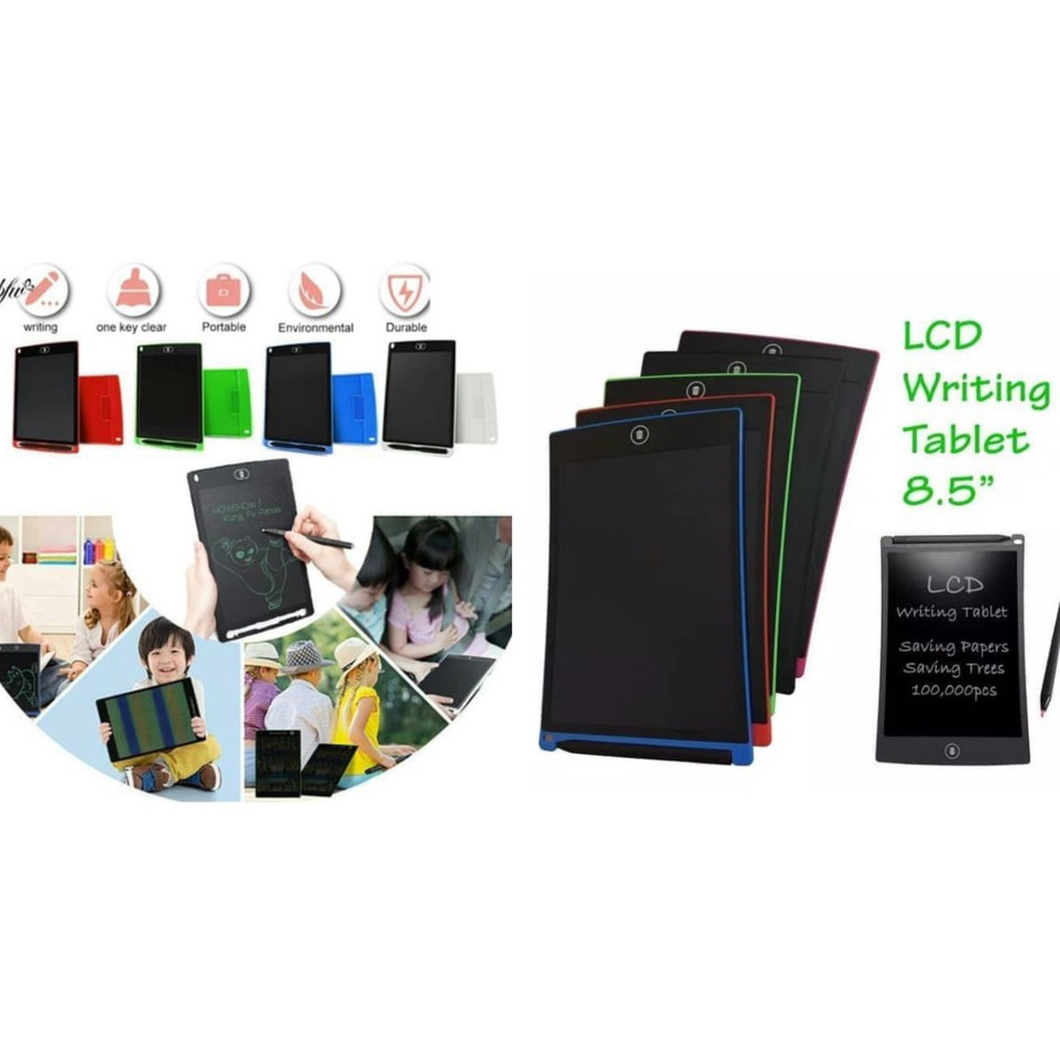

☌➜✥ PAPAN TULIS HAPUS WRITING BOARD TABLET DIGITAL LCD LAYAR 8.5 inch