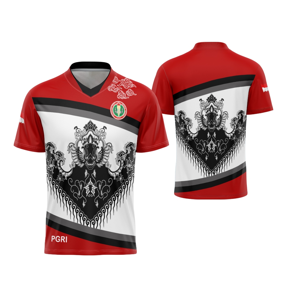 Baju Kaos PGRI Pria /Baju Seragam pgri /Jersey olahraga PGRI / baju olahraga pgri / baju pgri wanita