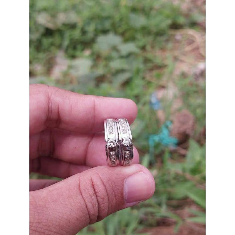 cincin couple cincin nikah cincin kawin cincin tunangan cincin hadiah cincin silver handmade full be