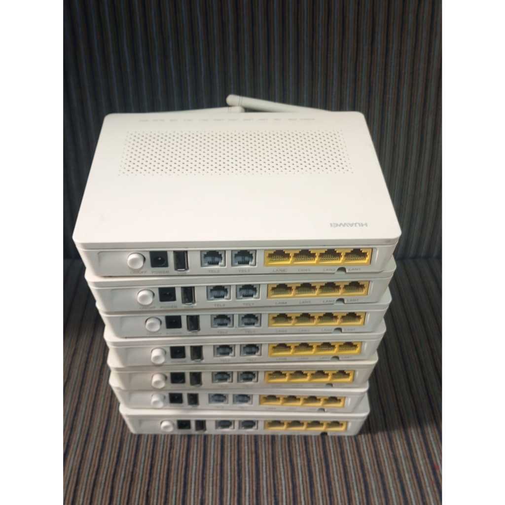 HUAWEI GPON HG8245H ANT. PENDEK + ADAPTOR (BEKAS NORMAL)