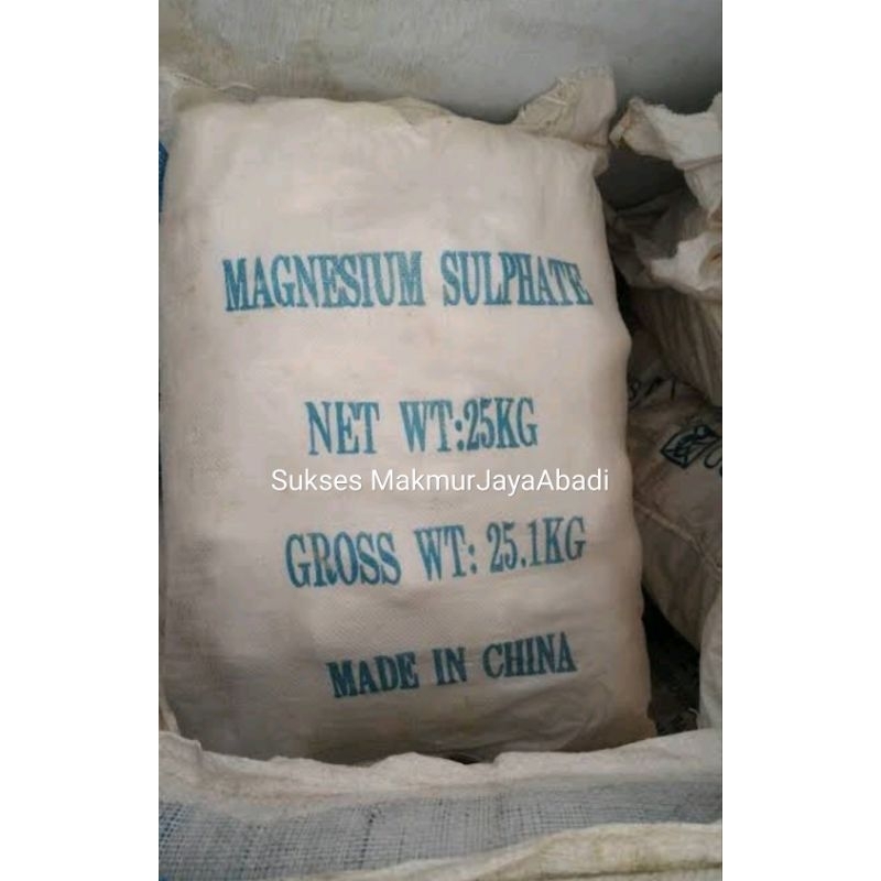 

Magnesium sulfat/garam inggris/epsom salt kemasan repack 1 kg. Kualitas TOP!