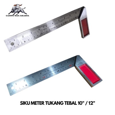 

gdm - Penggaris Siku Meter Tukang Camel Heavy Duty 10" 12" Inch