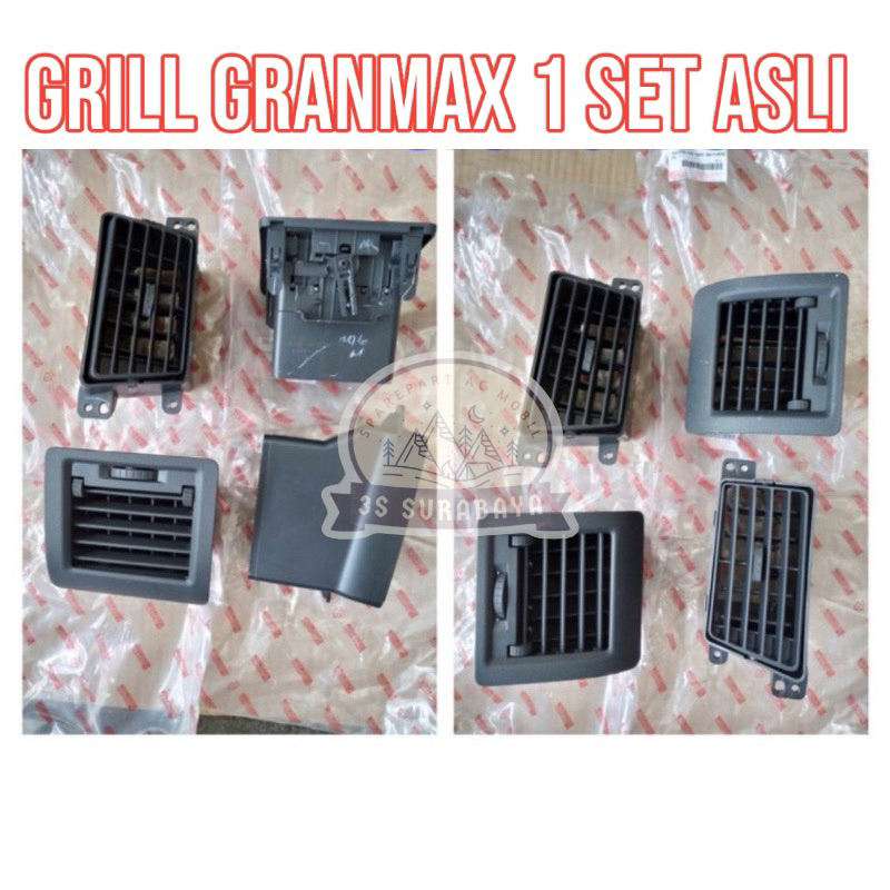 Grill Granmax Ac Mobil 1 Set asli Kisi Kisi Ac Mobil Garndmax Grand Max Daihatsu