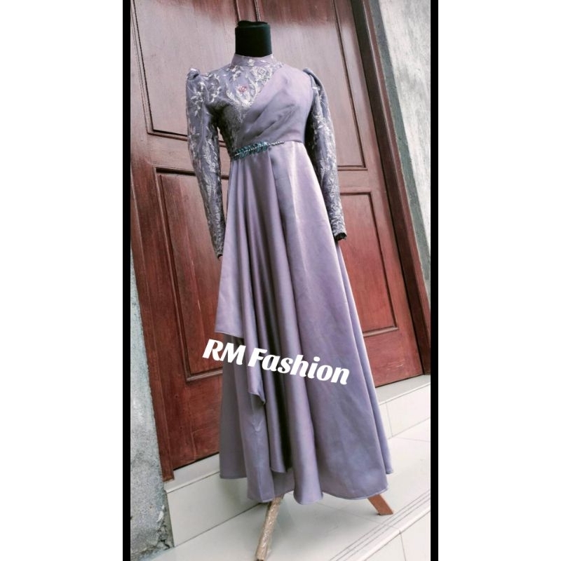 Gamis brokat, baju kondangan, baju lamaran, Bridesmaids, gamis modern