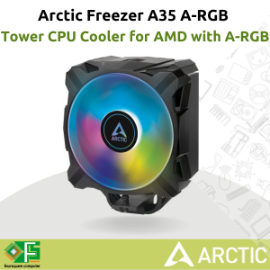 CPU Cooler Arctic Freezer A35 ARGB | HSF CPU Air Cooler for AMD