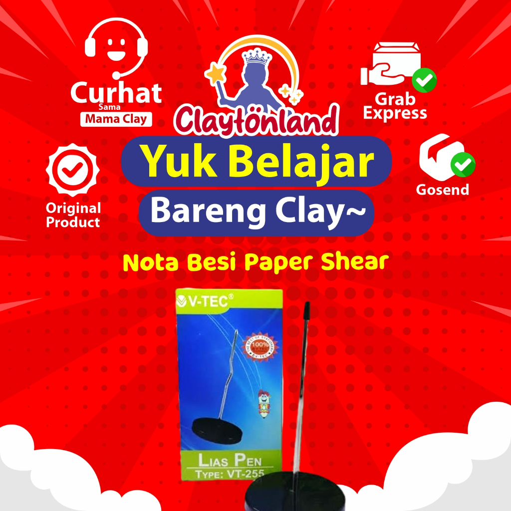 

Tusukan/Tancapan Surat/Memo/Kertas/Bon/Nota Besi Paper Shear