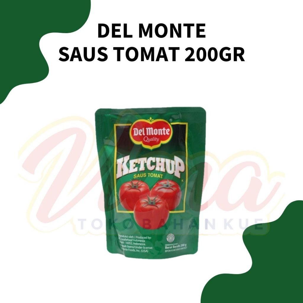 

Del Monte Ketchup Saus Tomat 200gr / Tomato Sauce Delmonte