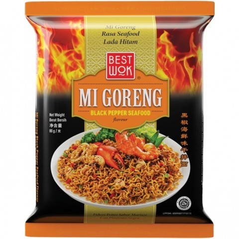 

Best Wok Mie Goreng Blackpepper Seafood 80gr