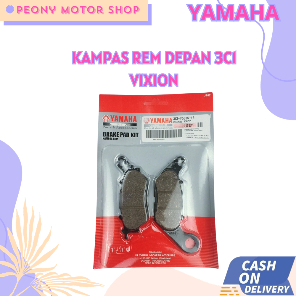 kampas rem belakang nmax - kampas rem depan mio j 3CI