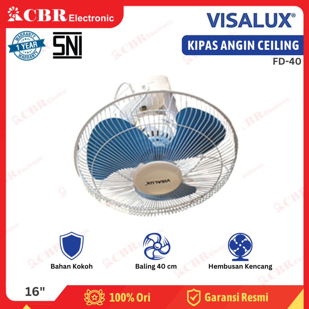 Kipas Angin VISALUX / FD-40 (Ceiling)