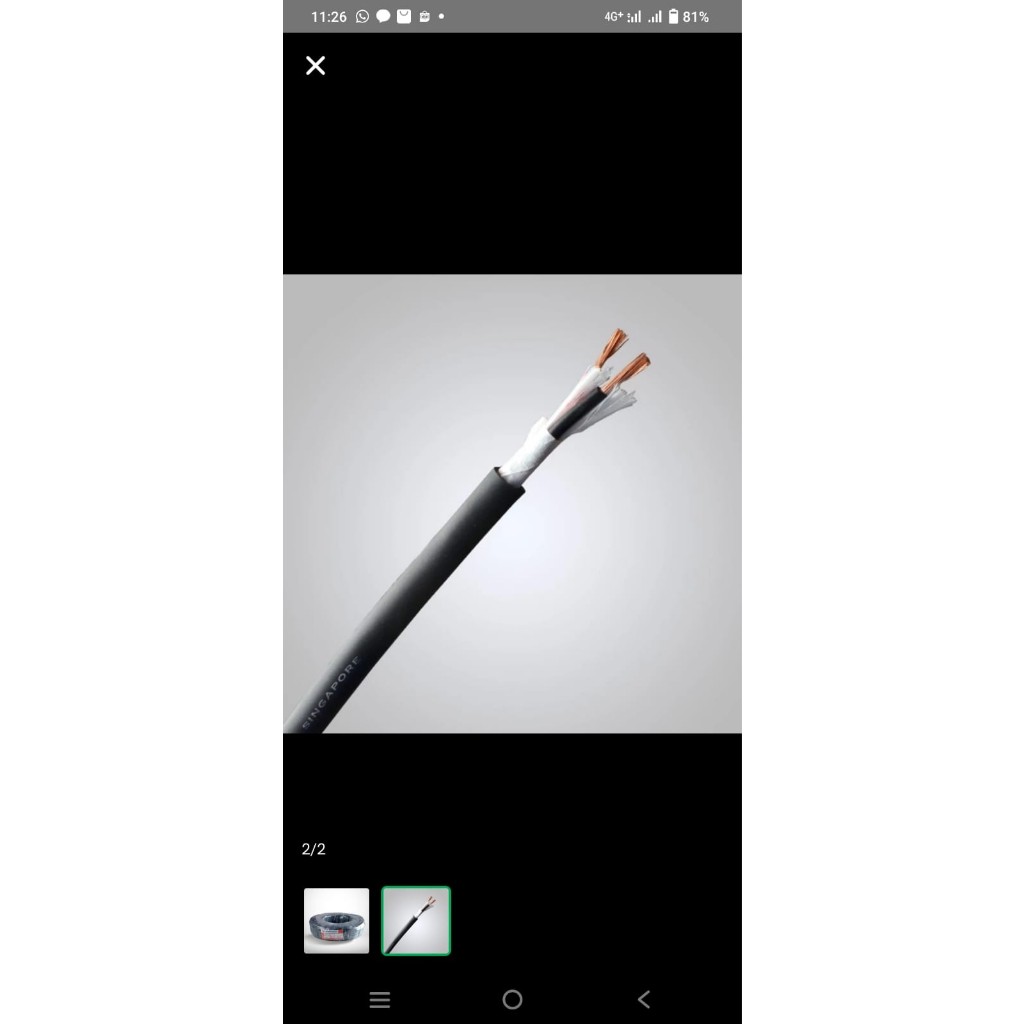 (ECERAN) Kabel Speaker Federal 2 X 2,5 Tipe 2C 14 AWG / 2C14AWG