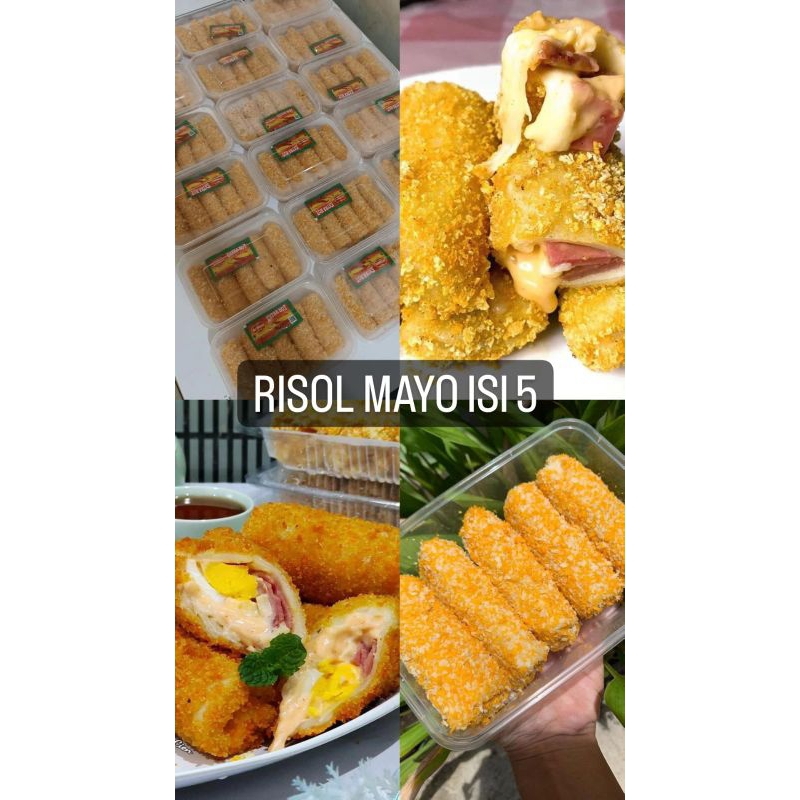 [FROZEN FOOD] RISOL MAYO LUMER SIAP GORENG JUAL RISOL MAYO MALANG MURAH GRATIS ONGKIR
