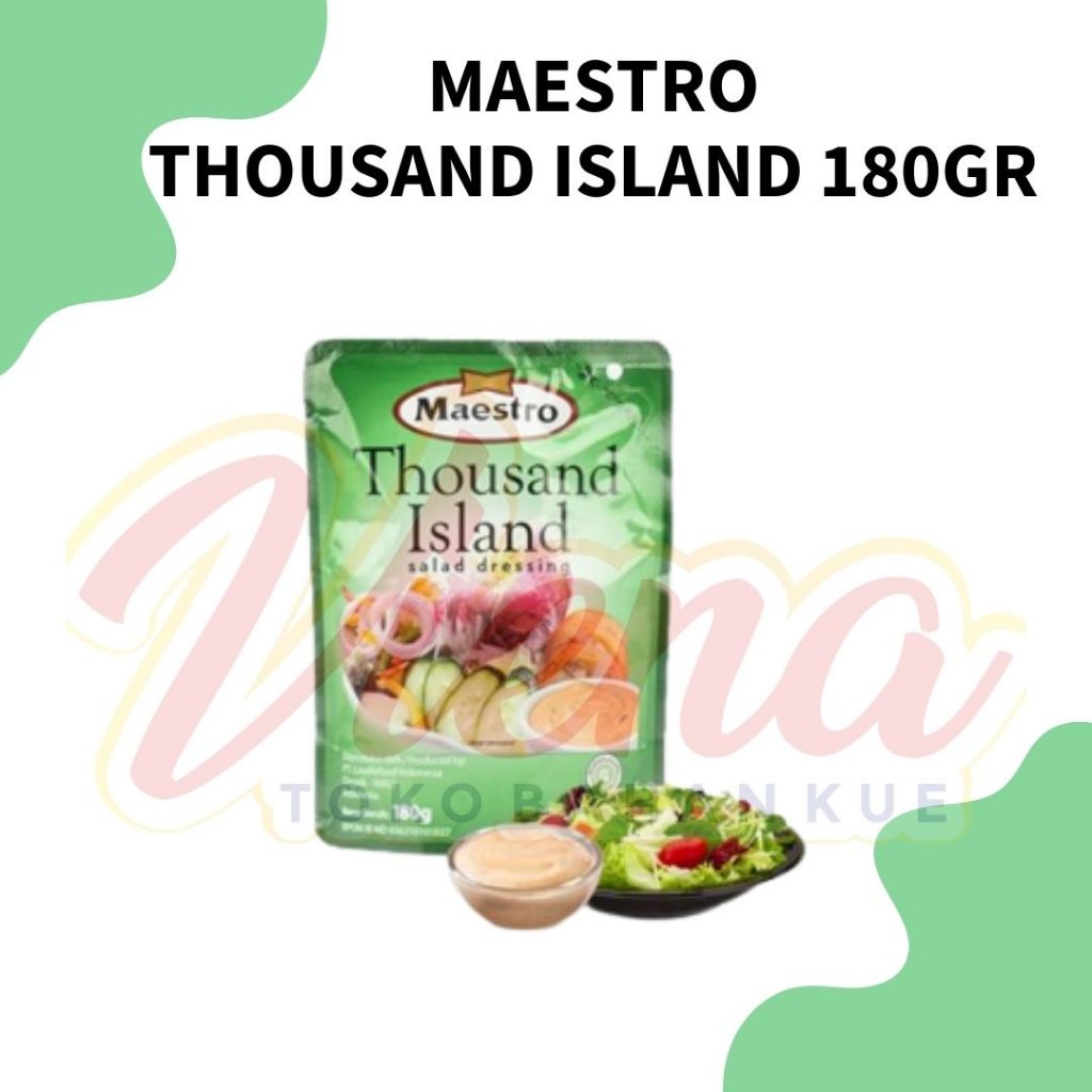 

Maestro Thousand Island 180gr / Salad Dressing