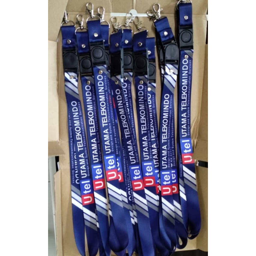 

Tali/Lanyard ID Card Cetak Custom 1-2 Sisi