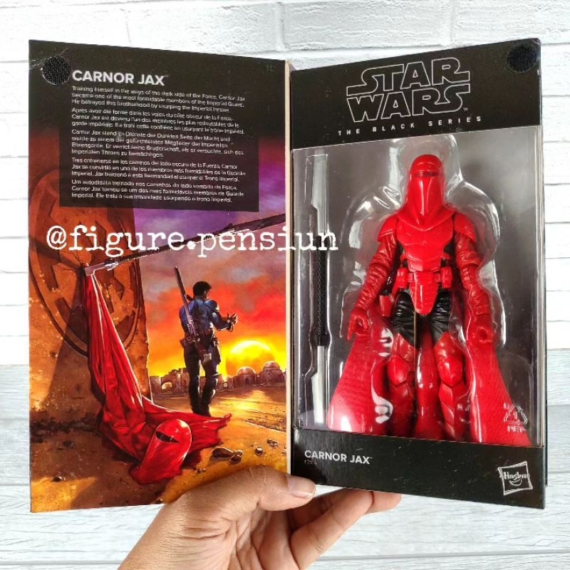 STAR WARS THE BLACK SERIES CARNOR JAX CRIMSON EMPIRE ACTION FIGURE BY HASBRO LUCAS FILM