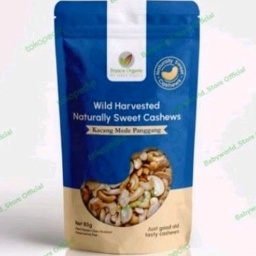 

Francis Organic Natural Sweet Cashew kacang mede panggang 85gr