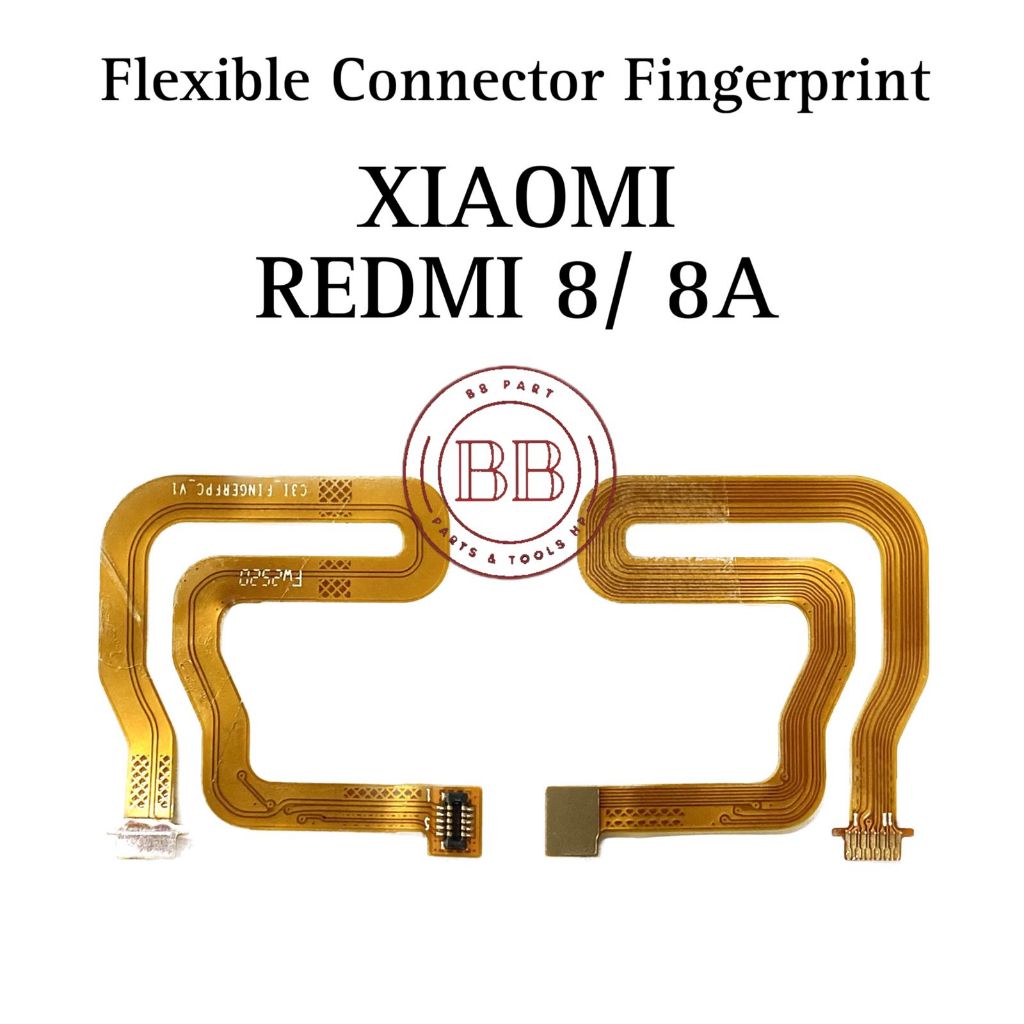 Flexible Konektor Fingerprint ke Mesin Xiaomi Redmi 8 / 8A / M1908C3IC / MZB8255IN / MZB8458IN / M19