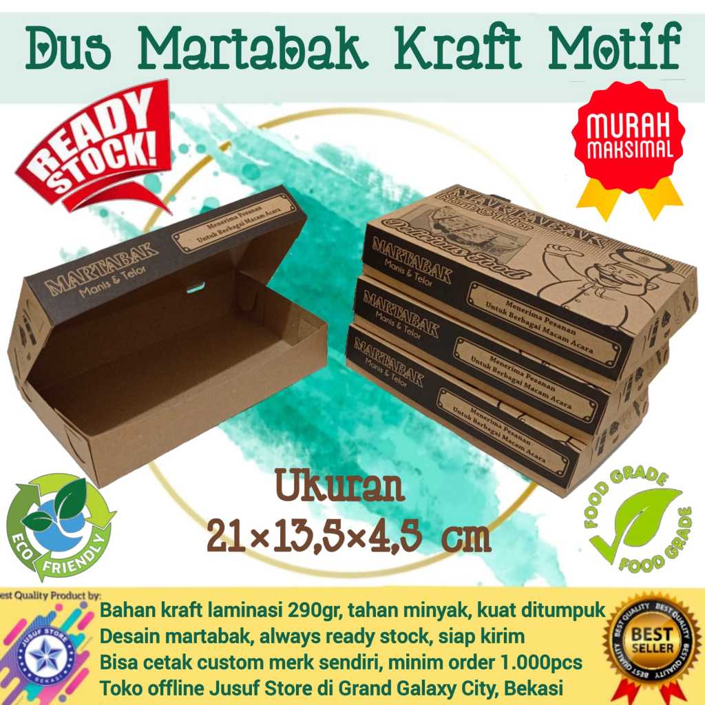 

DUS MARTABAK/ BOX MARTABAK MANIS DAN TELUR