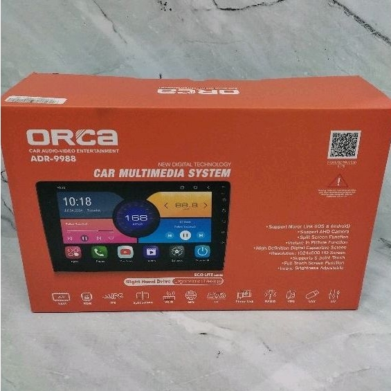 Headunit Android 9inch Orca Ecolite 2/32GB TV mobil