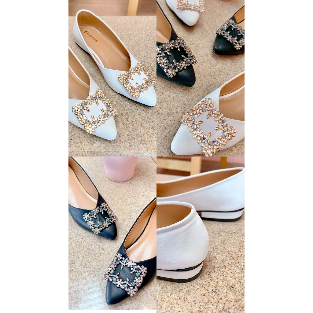 Elsorra Flatshoes Premium Collection - Bellie Series [TB 349] Terbaru Cantik Kekinian Trendi Viral