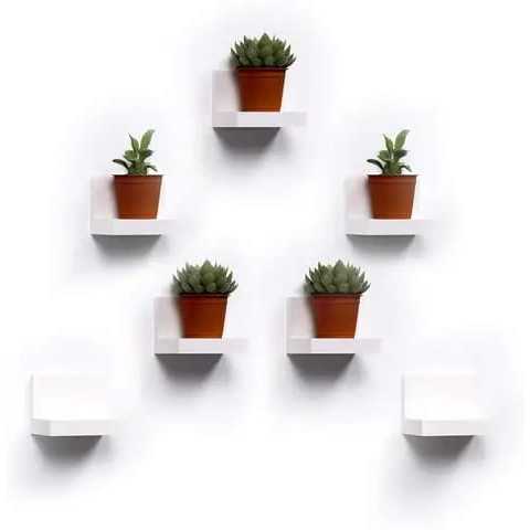 rak ambalan rak hias dinding rak kayu melayang(TANPA BOR))