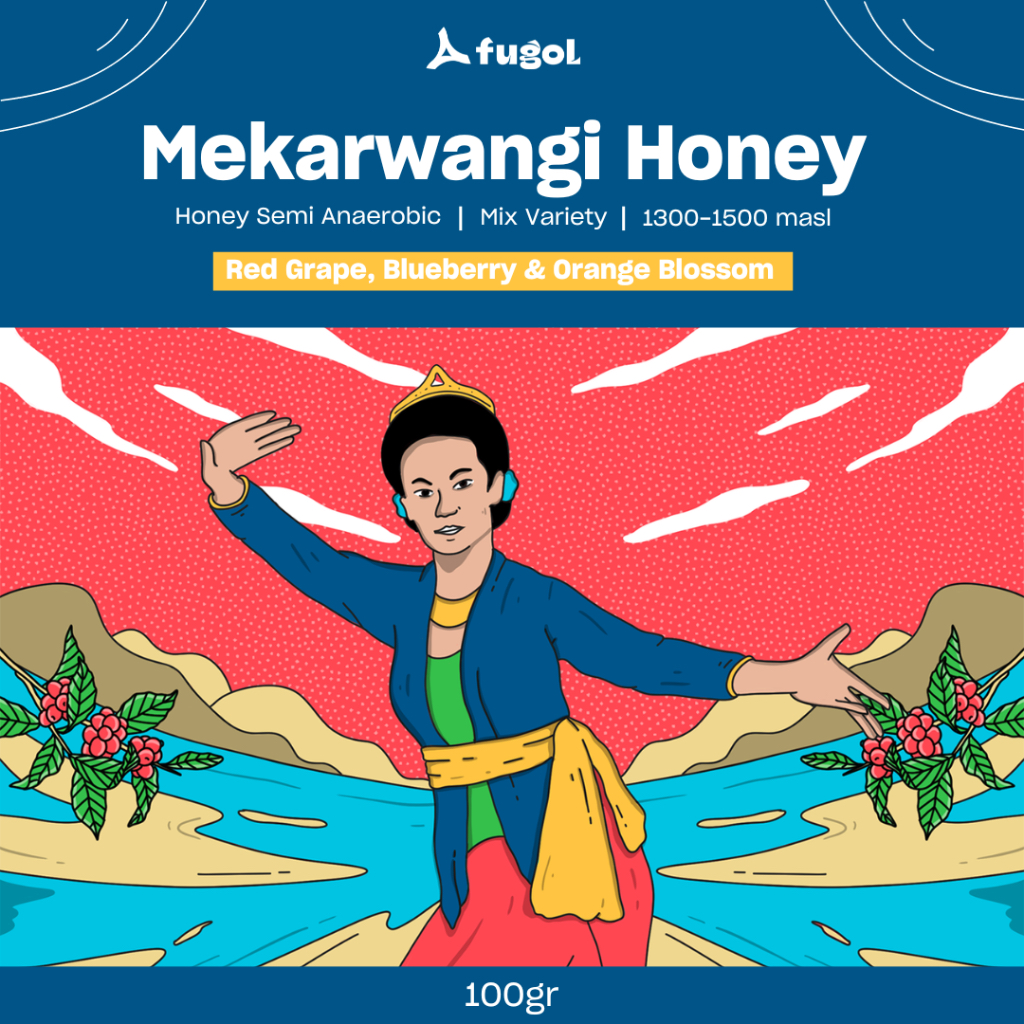 

Biji Kopi Arabika MEKARWANGI HONEY (100gr) Specialty Coffee Beans