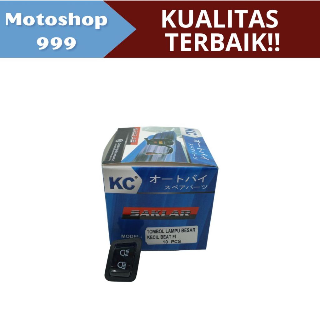 Saklar Tombol Lampu Besar Kecil Beat FI KC | 1 Kotak Isi 10 Pcs