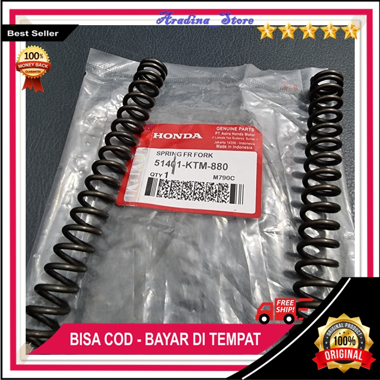 KTM Per Shock Supra X 125 Original Sparpart Motor ORI As Sok 2PC Shockbreaker Depan Honda Supra X 12
