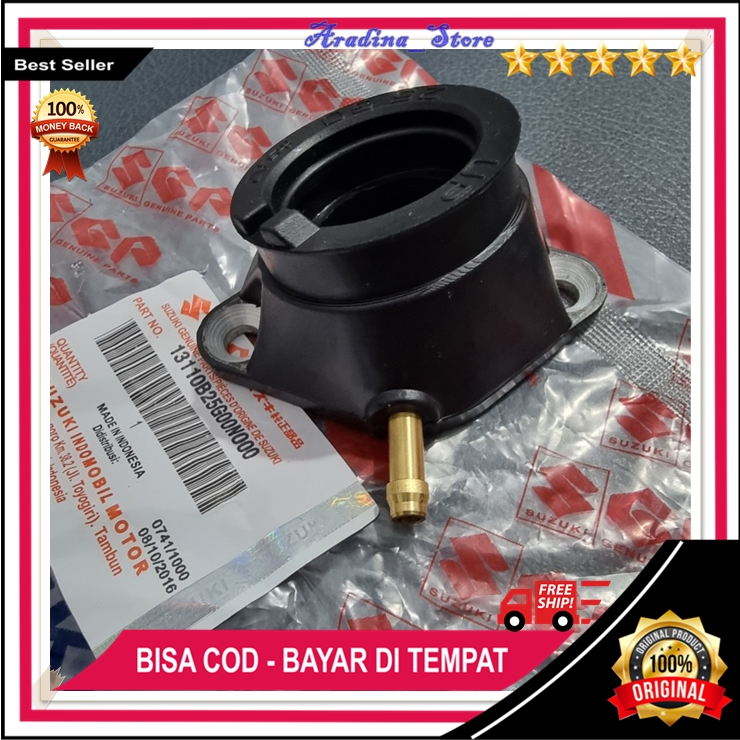 Karet Manipol Satria FU Original Intake Manifol Insulator Suzuki Satria FU 150 Karburator ORI