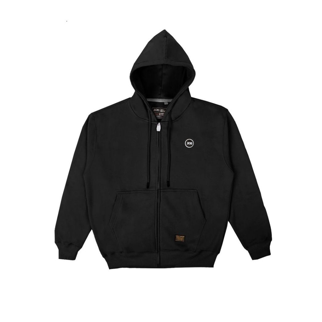 308 ABSLTUNSCRD ZIP Hoodie 308 LOGO CIRCLE - BLACK