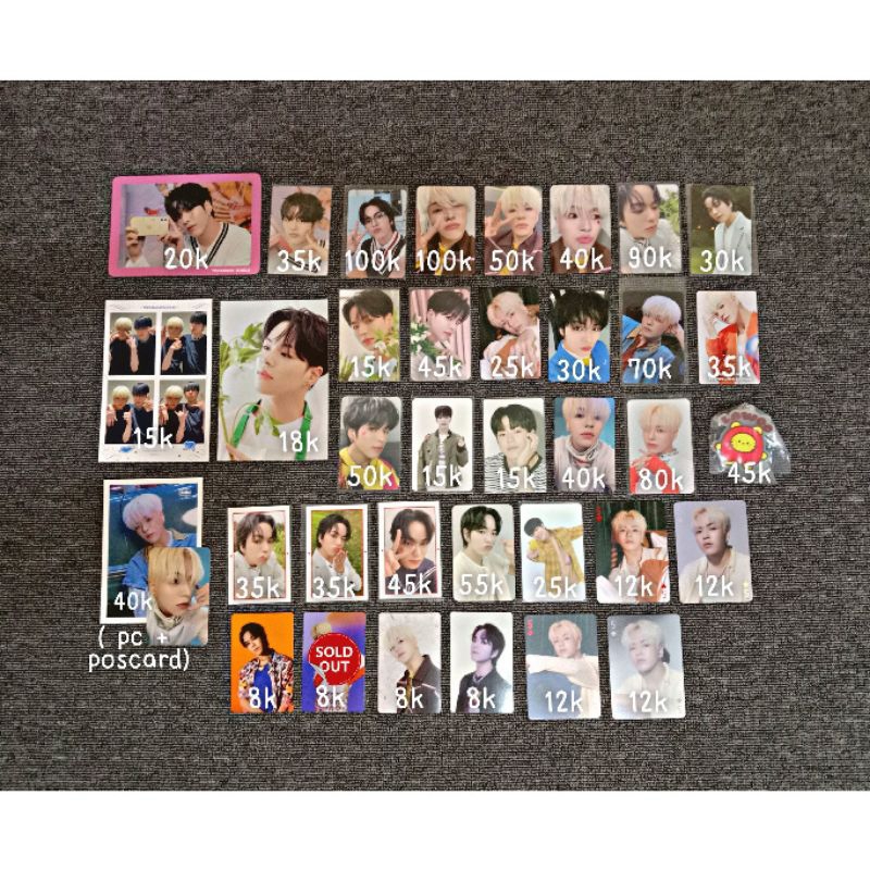 Ready Stock Photocard Jaehyuk Treasure - WTS pc pob MD pop up T-world postacrd ongredients weverse w