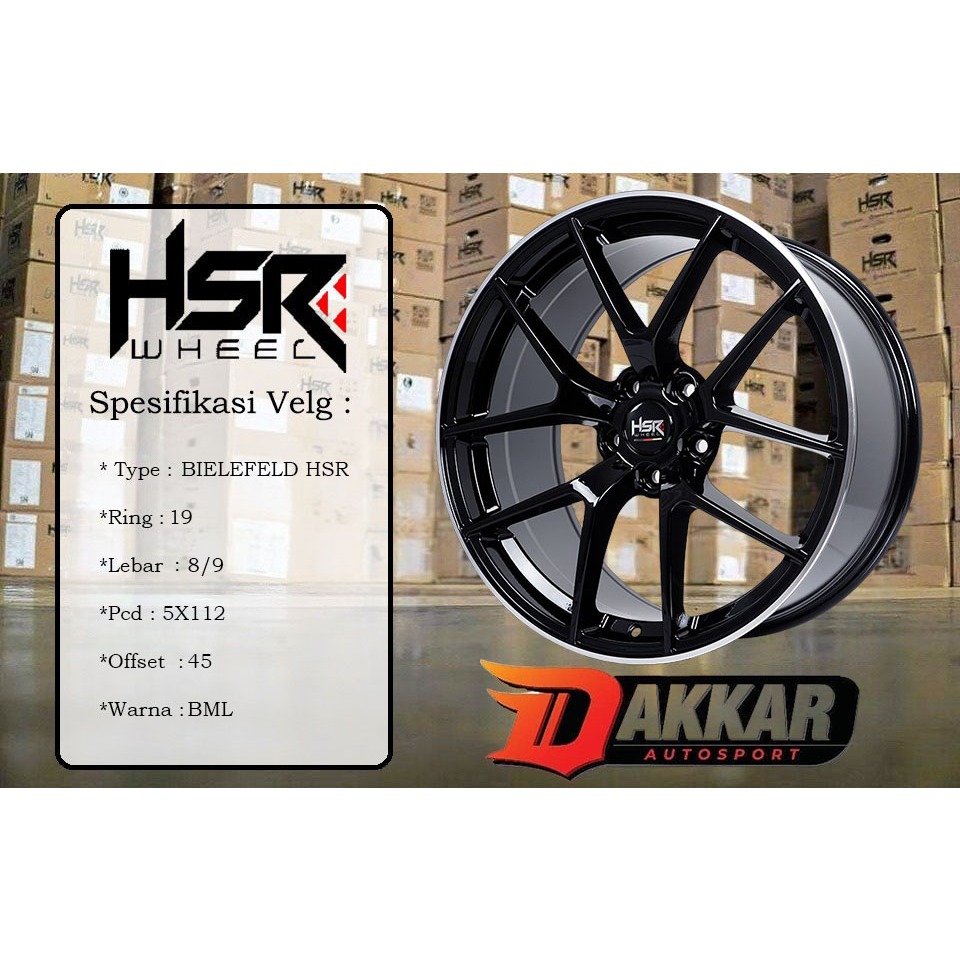 velg mobil ring 19 hsr untuk mercy crv almaz terios innova alphard hrv