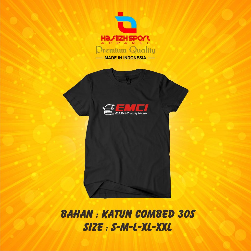 KAOS BAJU EMCI ELF MANIA COMMUNITY INDONESIA PREMIUM