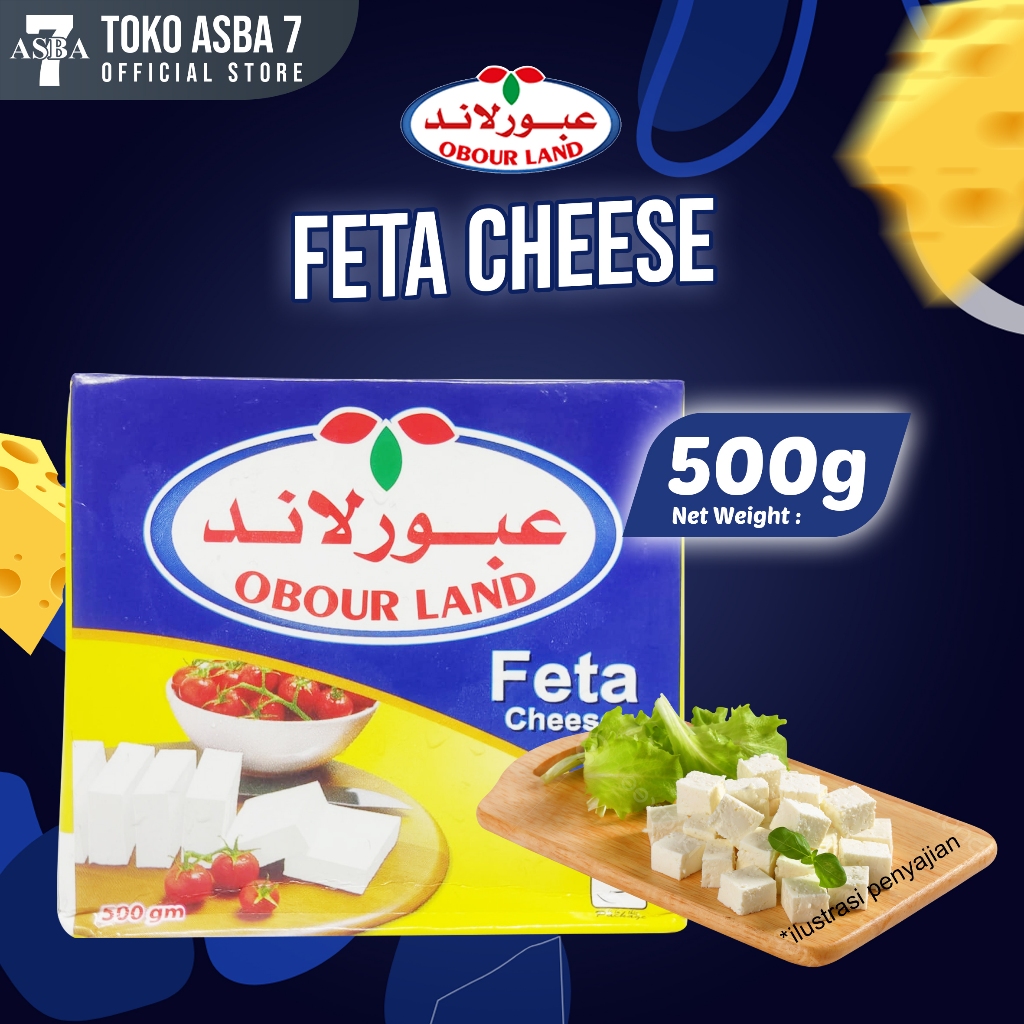 

OBOUR LAND FETA CHEESE 500GR