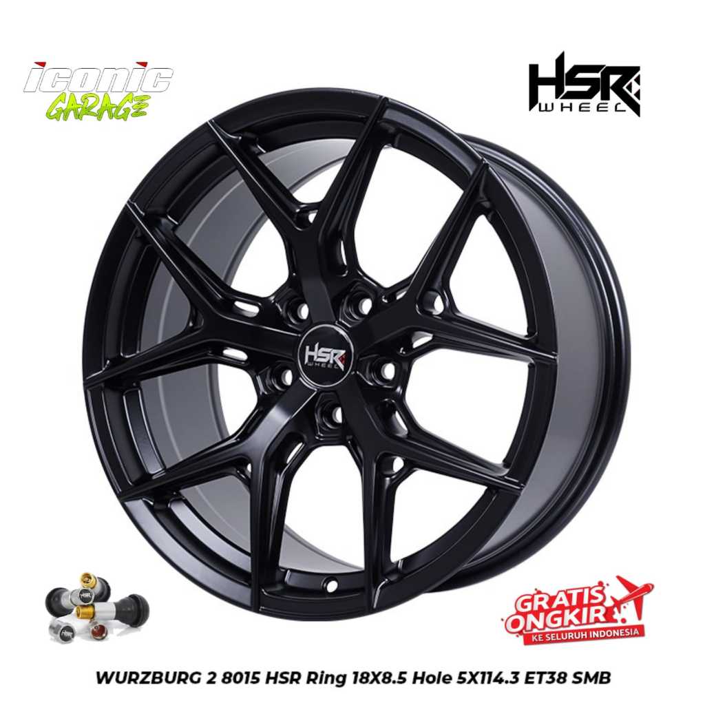 jual velg ring18 mobil innova,hrv,crv,expander, pelek hsr wurzburg ring18 toko hsr palangka raya